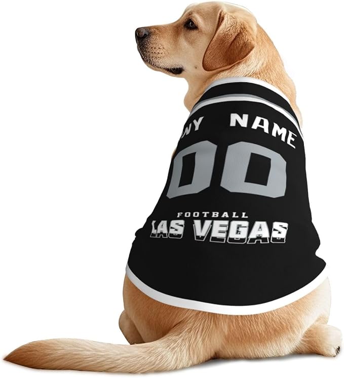 Las Vegas Custom Pet Jersey Dog Clothes Jersey Various Sizes Customized Any by EaunyVerat
