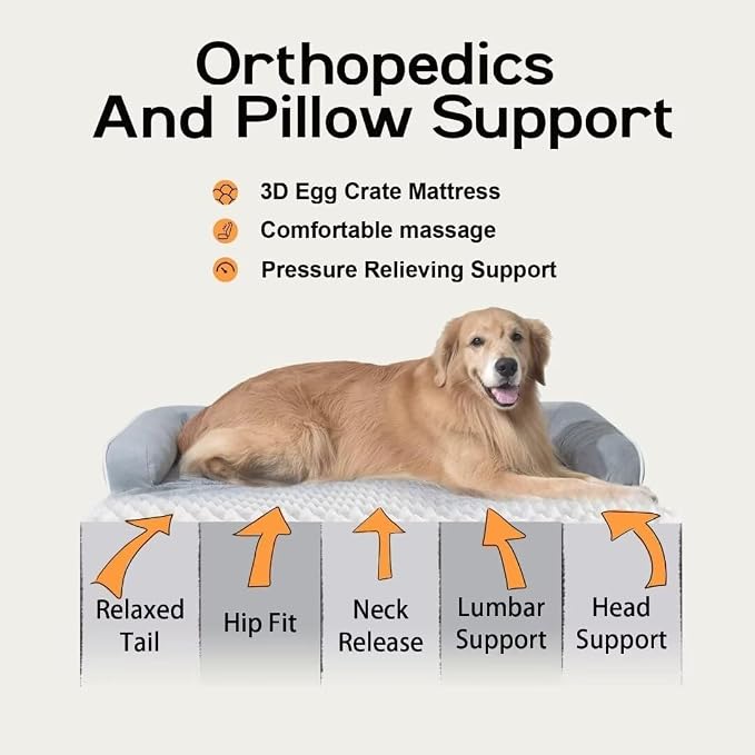 Small Dog Bed Orthopedic Washable Cat Bed Memory Foam Small Couch Sofa Indoor - Image 3