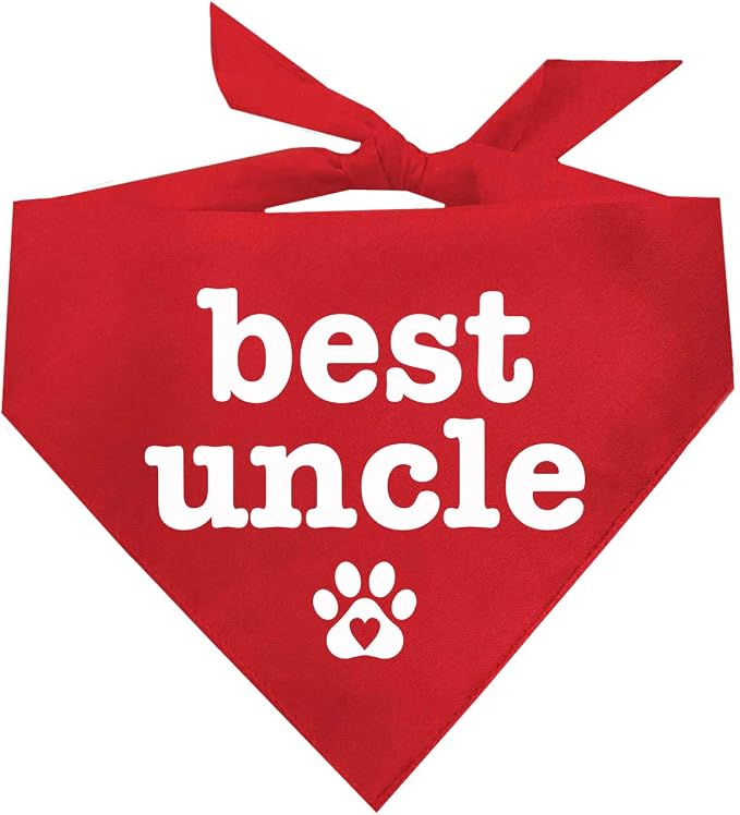 Best Uncle Father's Day, Valentine's Day, Birthday Dog Bandana by TeesTails