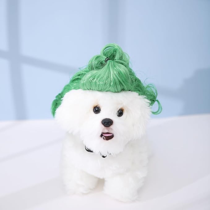 Funny Cosplay Wig for Dog, Headwear Apparel, Pet Costumes, Cat Dress up for by Unknown