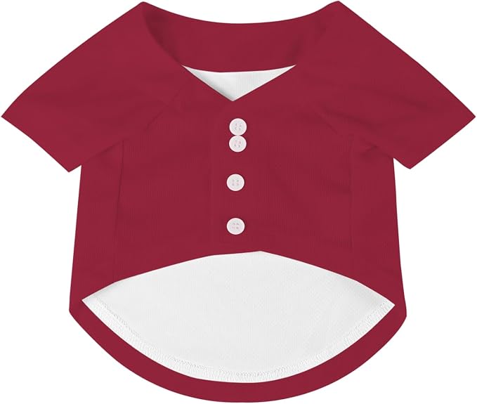 Custom Pet Dog Baseball Jersey Personalized Dog&Cat Jersey Printed Text Logo - Image 3