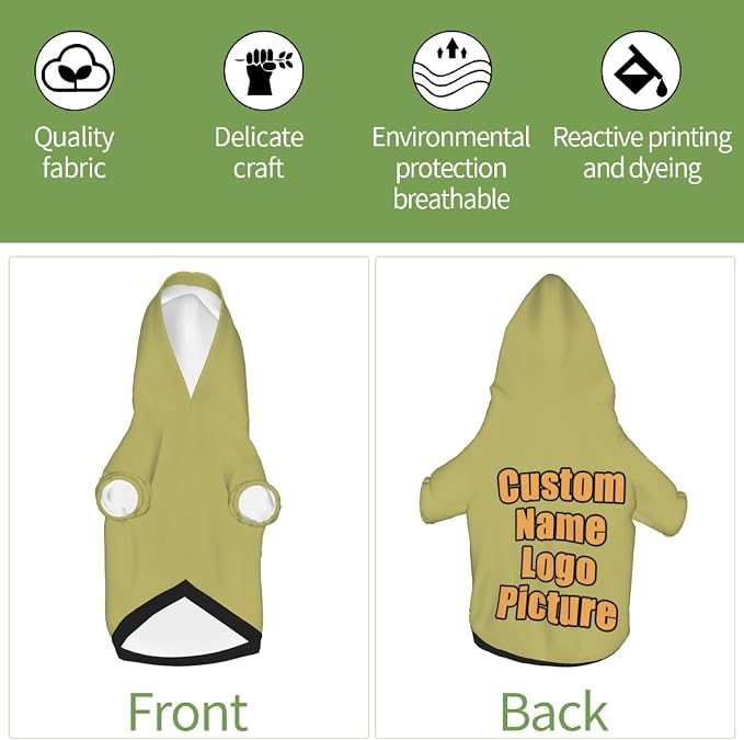 Custom Sweatshirt for Small Pet Cat Puppy Dogs Cold Weather Clothes Sweatshirt - Image 6