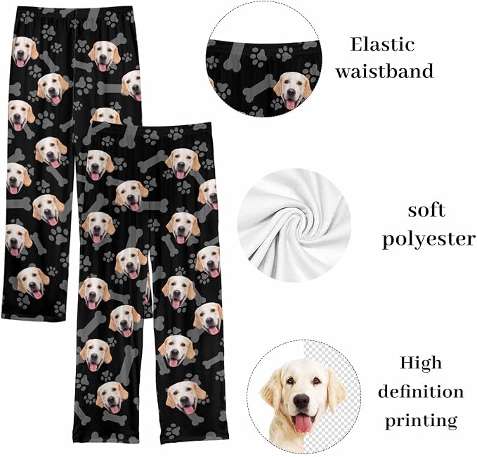 Custom Couple Pajama Pants Sock - Image 5