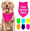 Customize Pet Scarfs Custom Dog Bandana Add Your Photo Name Text Image by VYXONIA