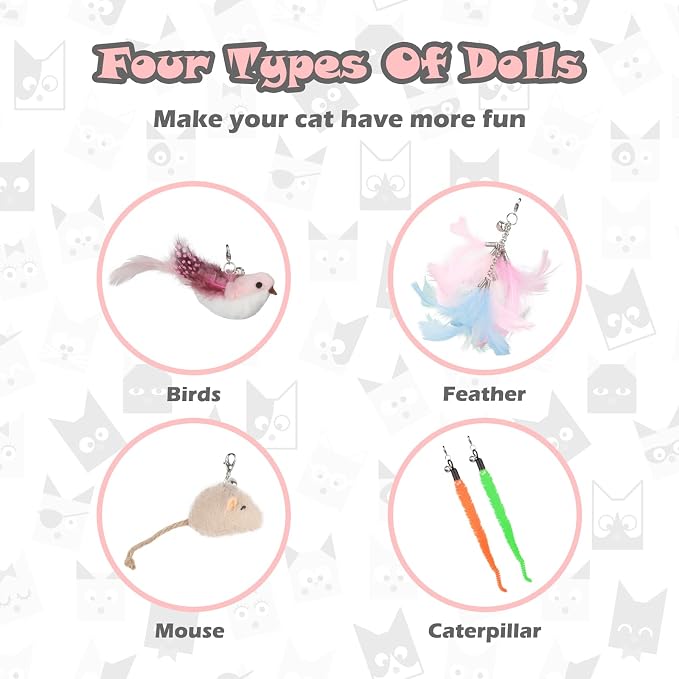 Interactive Cat Toys for Bored Indoor Adult Cats, 3 in 1 Cat Toys for Bored Cats - Image 7
