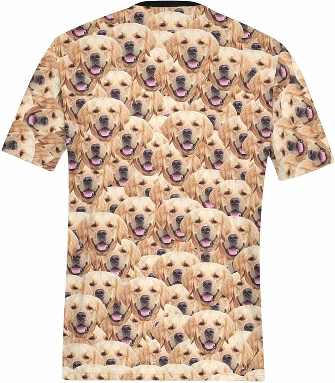 Custom T Shirts with Face Photo Text Pet Shirt - Image 4