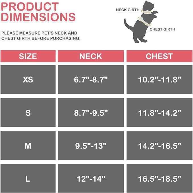 MoNiBloom Soft Cat Harness for Walking Escape Proof and Travel, Kitten - Image 2