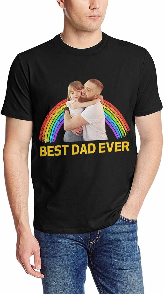Custom T Shirts with Face Photo Text Pet Shirt by Artsadd