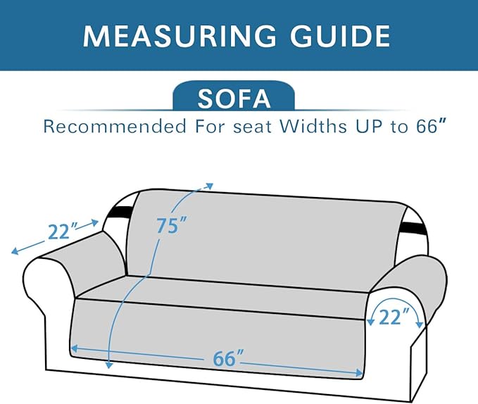 H.VERSAILTEX Reversible Quilted Sofa Cover Water Resistant Sofa Slipcover - Image 2