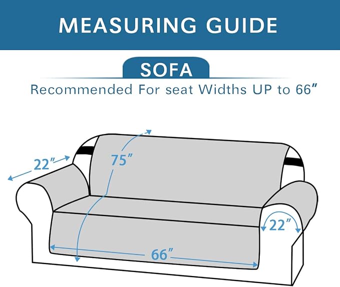H.VERSAILTEX Sofa Slipcover for Dogs/Cats/Pets Sofa Cover Quilted Furniture - Image 2