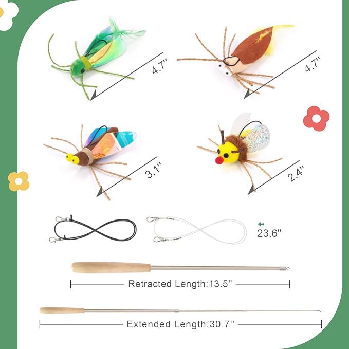 SONGWAY Cat Bug Toy Wand - Image 7