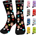 Artsadd Custom Face Socks for Women Men Cat Dog Lovers, Customized Unisex Funny by Artsadd