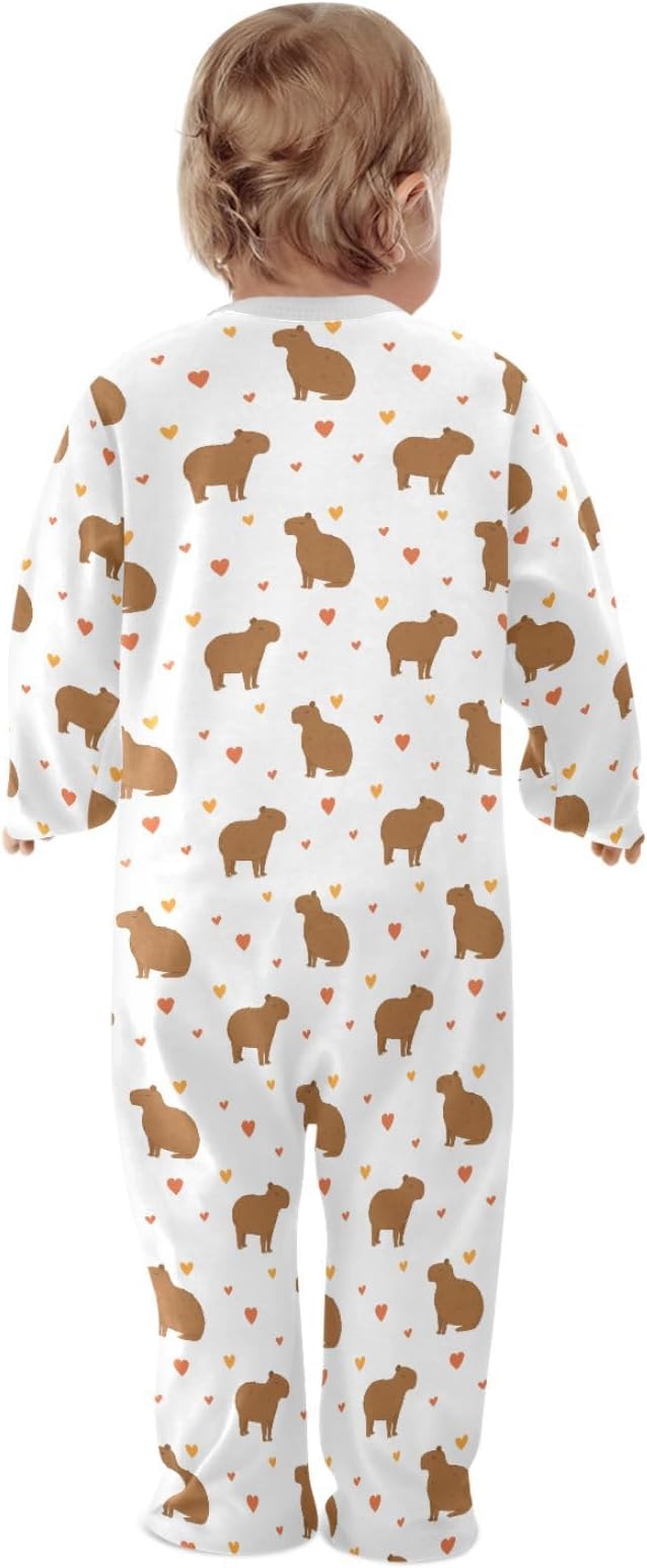 Baby Sleepers For Girl Boys Newborn Baby Play One-Piece Footies For 0-24 Months - Image 4