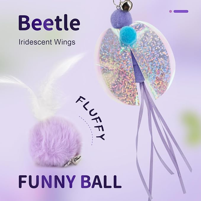 SONGWAY Cat Wand Toys for Indoor Cats - Image 3