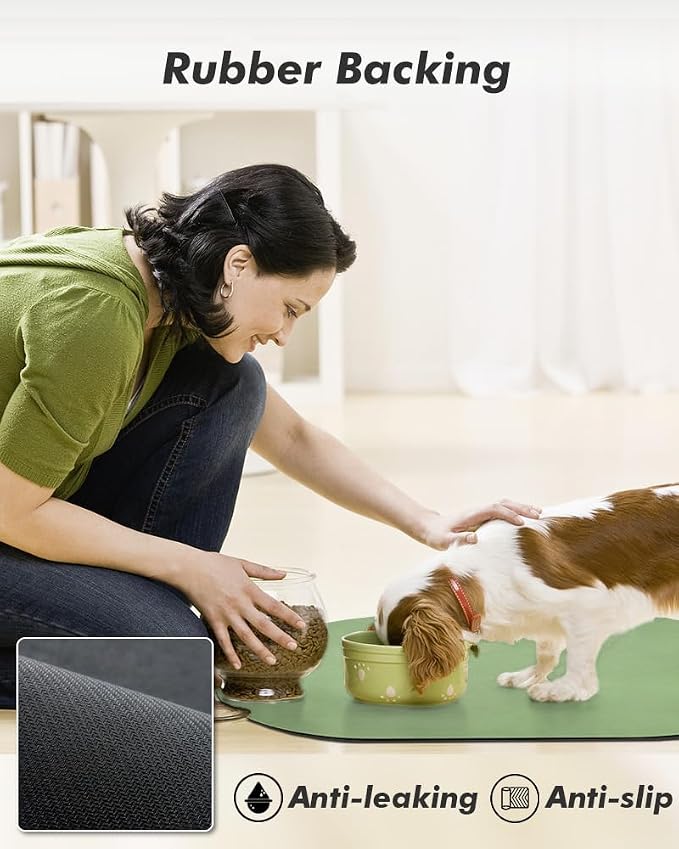 Absorbent Dog Food Mat-Dog Cat Mat - Image 5