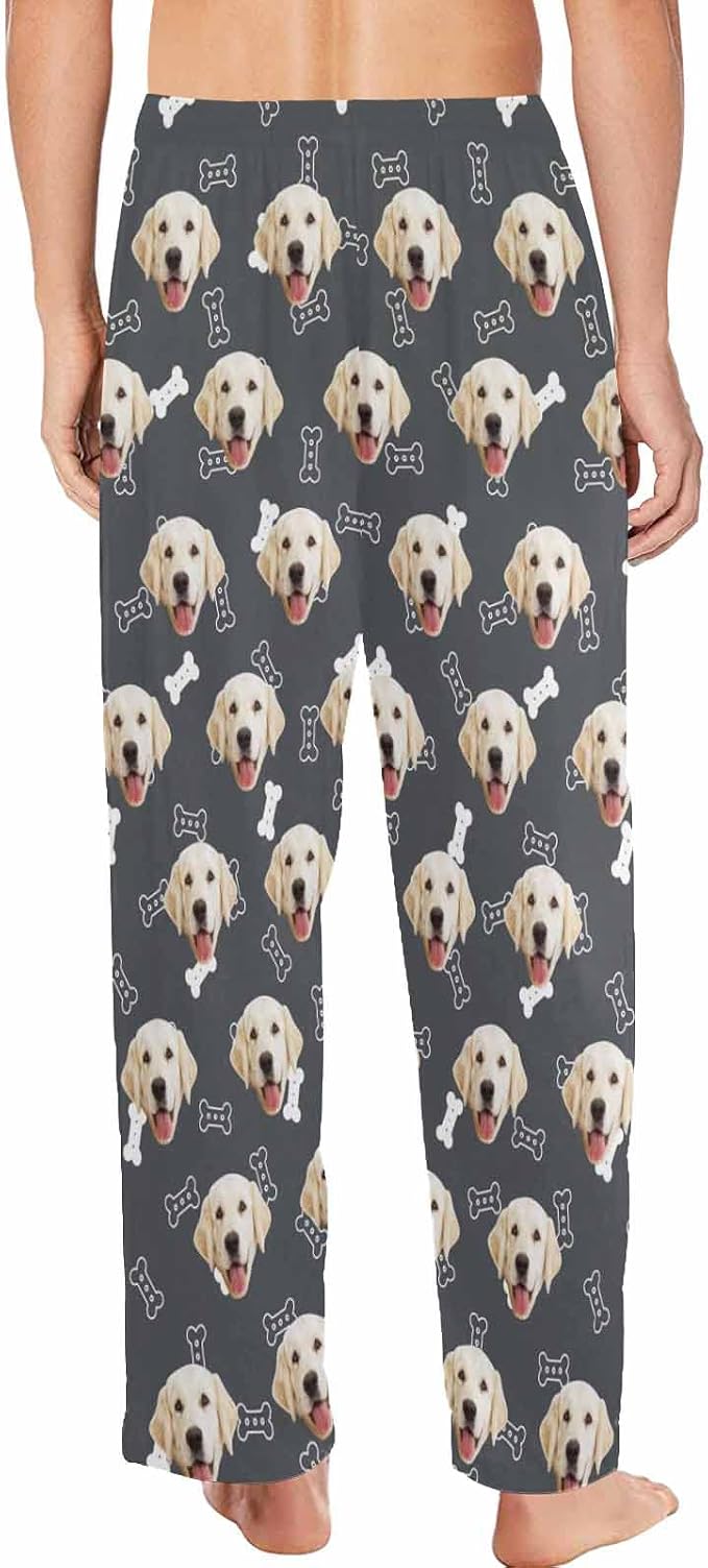 MyPupSocks Customized Face Pajamas Pants Photo Pajama Bottoms - Image 2