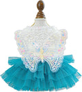 Fashion Sweet Puppy Dog Blingbling Princess Skirt Pet Dog Lace Cake Camisole by MaruPetyourkidsfriends