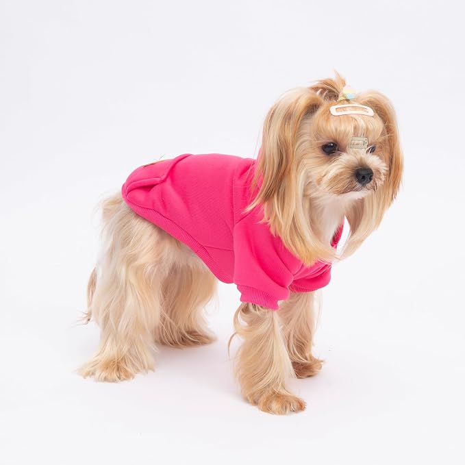 2 Pack Dog Hoodie Warm Hood Dog Sweater Cold Weather Small Dogs Sweatshirt - Image 2