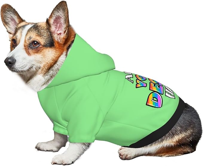 Custom Dog Hoodie for Small Pets, Personalized Photo Text Pet Warm Pullover - Image 6