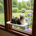 Smttzion Cat Window Perch for Large Cats, Heavy Duty Cat Hammock Window Seat by Smttezion