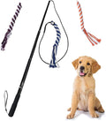Flirt Pole for Dogs, Interactive Dog Toys for Dog Chase and Tug of War by SYOOY