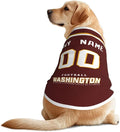 Wash1ngt0n Custom Pet Jersey Dog Clothes Jersey Various Sizes Customized Any by EaunyVerat