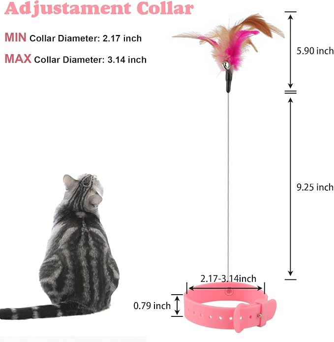 KALAMANDA Cat Collar Toy, Interactive Self Playing Toys - Image 2