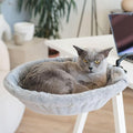 Cat Desk Bed – 180° Rotating & Adjustable Cat Hammock, 2 Washable Covers by MooseCozy