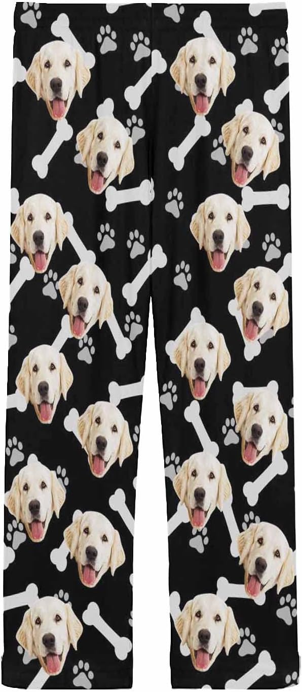 MyPupSocks Customized Face Pajamas Pants Photo Pajama Bottoms - Image 4