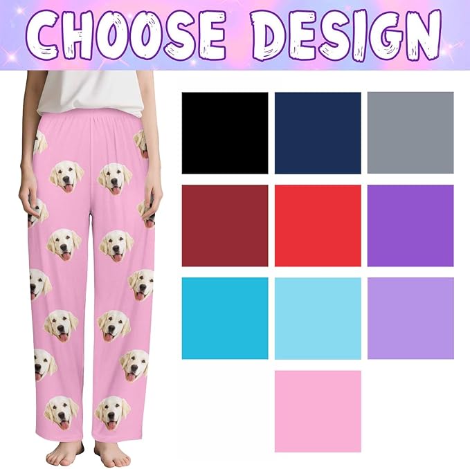 Custom Couple Pajama Pants Sock - Image 2