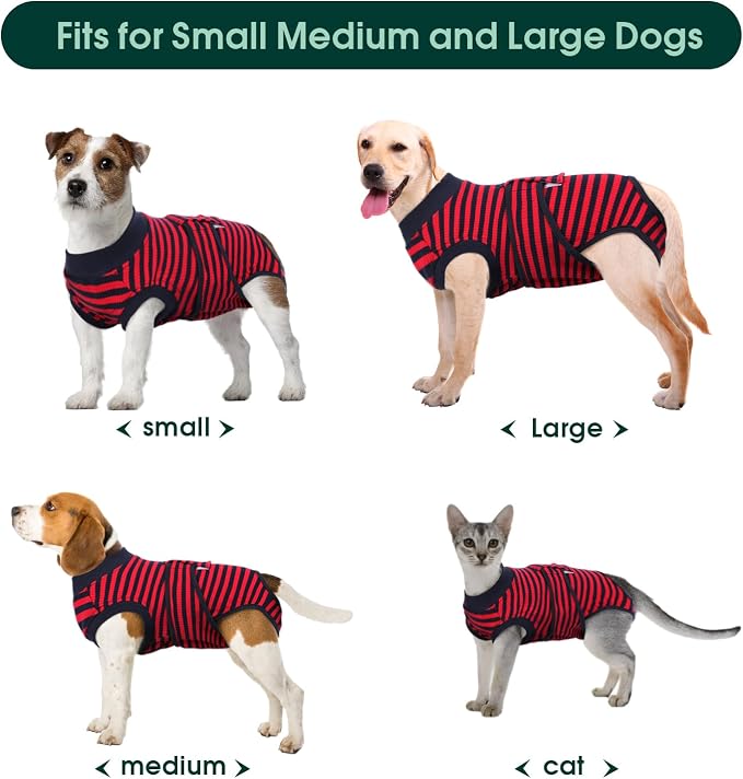 Kuoser Recovery Suit for Dogs Cats After Surgery, Professional Pet Recovery - Image 3