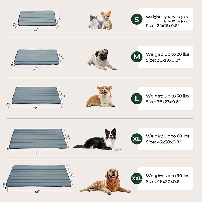 BALANCE Dog Crate Pad, Dog Foam Crate Mat Kennel Pad, Washable Water-Resistant - Image 9