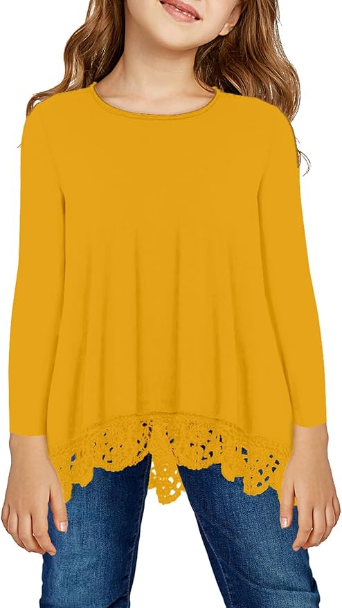 storeofbaby Girls Casual Tunic Tops Short Sleeve Loose Soft Blouse T-Shirt by storeofbaby