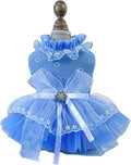 Fashion Sweet Puppy Dog Blingbling Princess Skirt Pet Dog Lace Cake Camisole by MaruPetyourkidsfriends