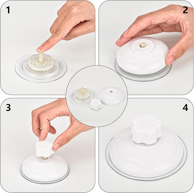 AccEncyc Thick Suction Cup Cat Perches 4Pcs Cat Hammock Replacement Screw - Image 5