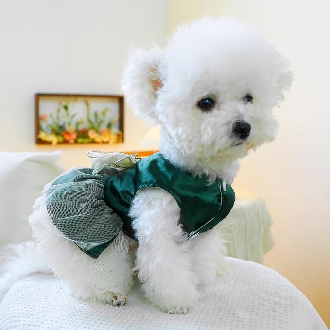 Fashion Sweet Puppy Dog Blingbling Princess Skirt Pet Dog Lace Cake Camisole - Image 6