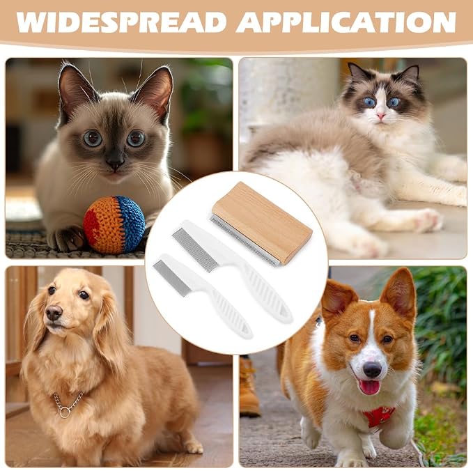 3pcs/pack Dog Brush for Shedding, Cat Brushes/Dog Brush Pet Hair Removal Tool - Image 6