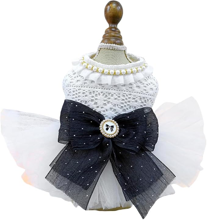 Fashion Sweet Puppy Dog Blingbling Princess Skirt Pet Dog Lace Cake Camisole by MaruPetyourkidsfriends