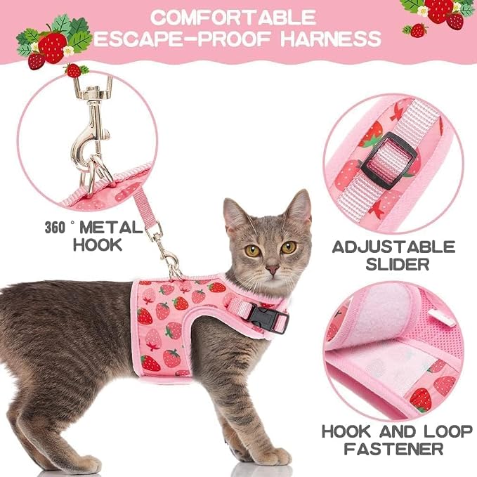 BINGPET Cat Harness with Leash Escape Proof - Image 4
