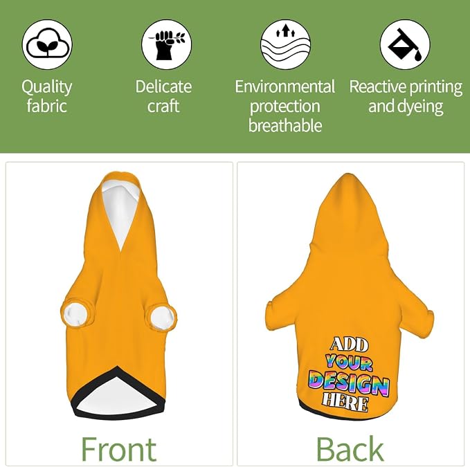 Custom Dog Hoodie, Personalized Dog Sweatshirt, Dog Clothes - Image 5