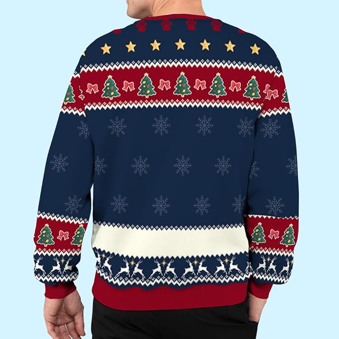 Wrappiness A Girl And Her Dog Christmas Sweatshirt - Image 5