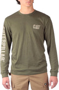 Caterpillar Trademark Banner Long Sleeve Tee Shirts by Caterpillar+Workwear