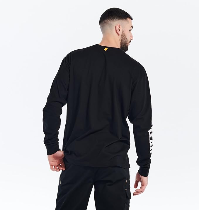 Caterpillar Trademark Banner Long Sleeve Tee Shirts - Image 6