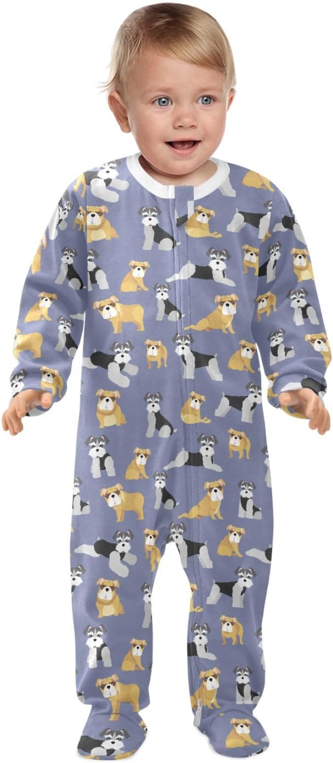 Baby Sleepers For Girl Boys Newborn Baby Play One-Piece Footies For 0-24 Months - Image 2