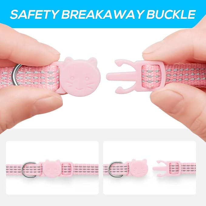 Upgraded Version 6 Pack Reflective Cat Collars - Image 4