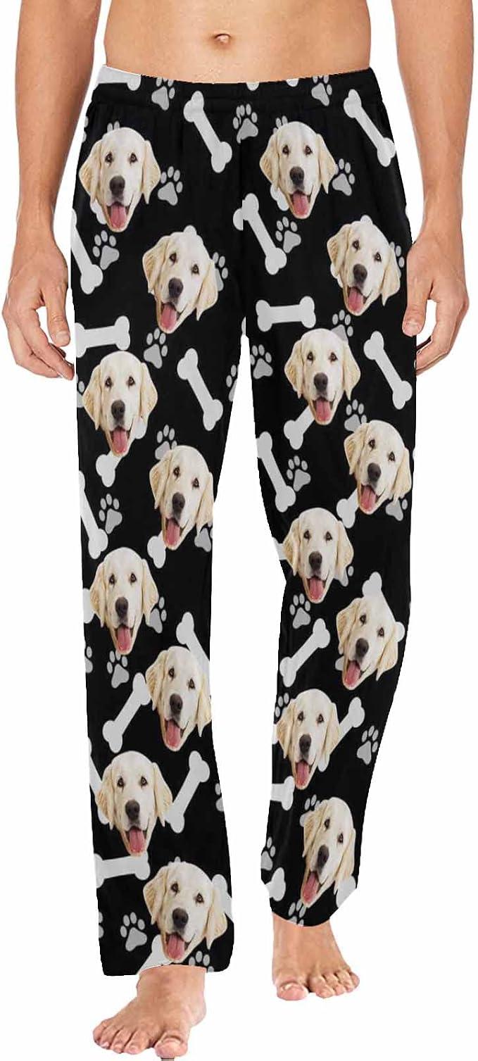 MyPupSocks Customized Face Pajamas Pants Photo Pajama Bottoms by MyPupSocks