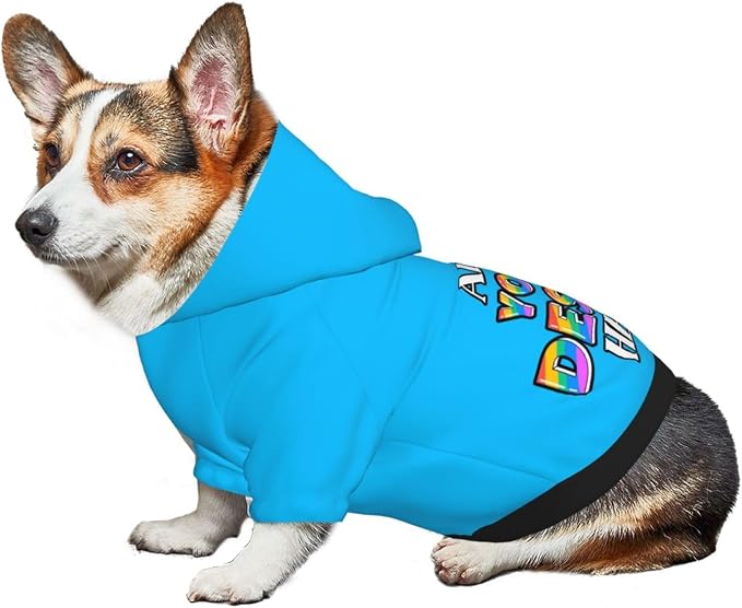 Custom Dog Hoodie for Small Pets, Personalized Photo Text Pet Warm Pullover - Image 6