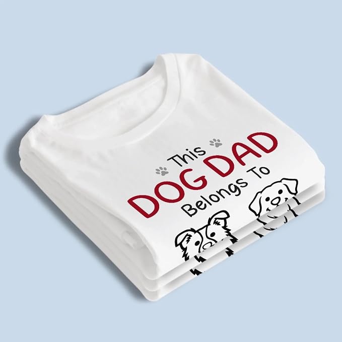 Personalized Family Shirt Gift for Dog Cat Dad Mom Pet Lovers on Fathers - Image 2