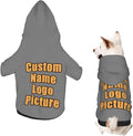 Custom Dog Hoodies for Small Dogs Costume Xmas Pajamas Outfit Pullover Winter by AEKSCOH