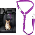 Plutus Pet Dog Seat Belt for Car Headrest, Reflective and Adjustable Restraint by PLUTUSPET